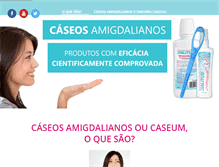Tablet Screenshot of caseosamigdalianos.com.br